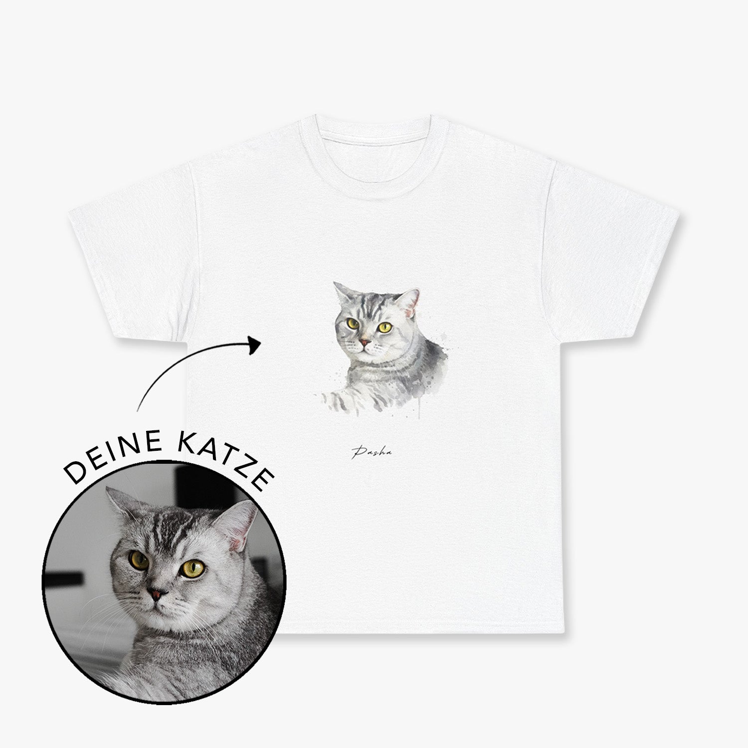 "AQUARELL PORTRAIT" T-SHIRT