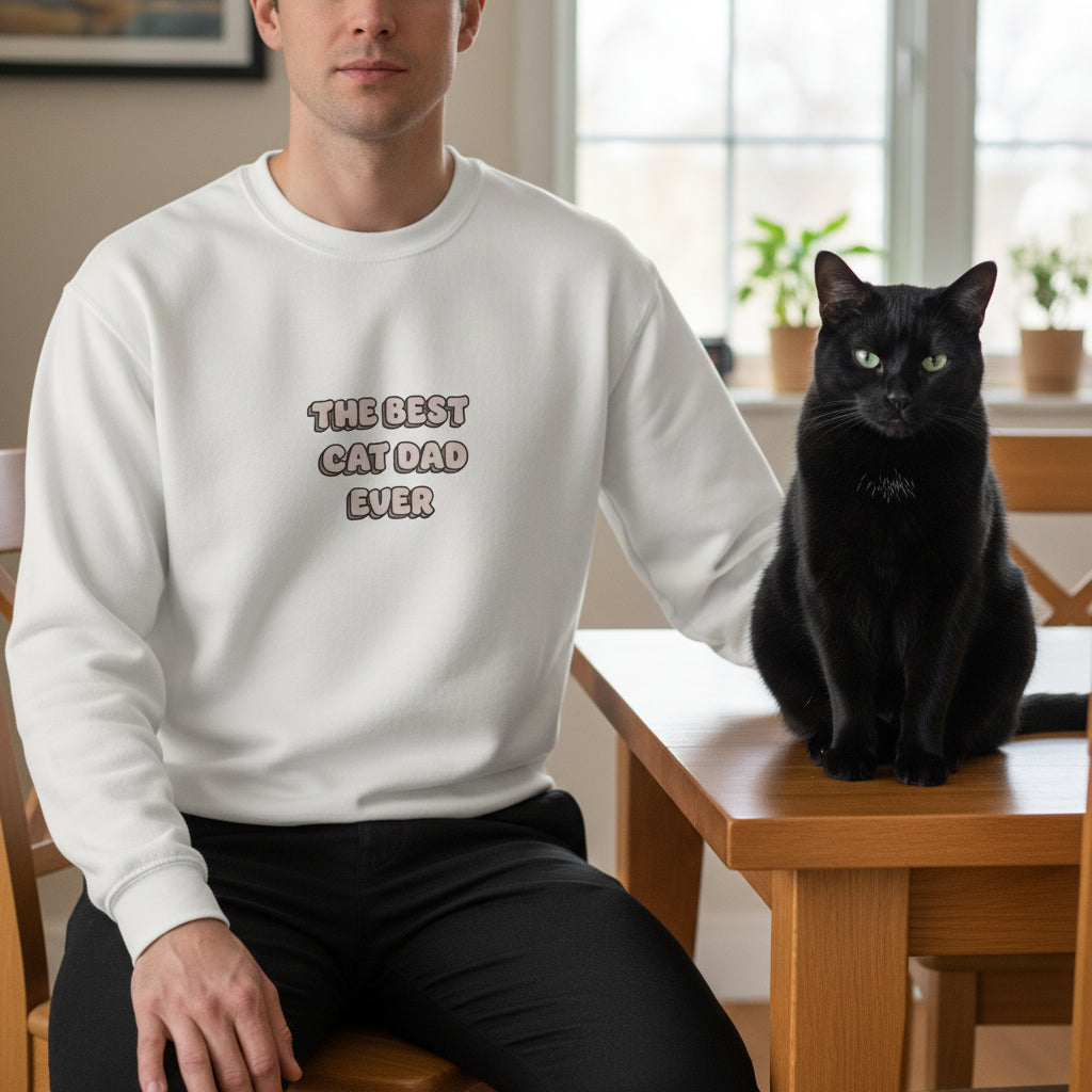 "BEST CAT DAD" SWEATSHIRT