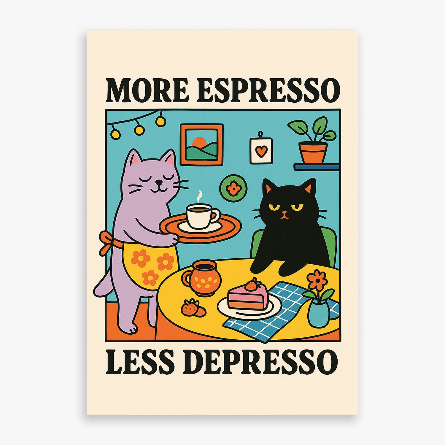 "MORE ESPRESSO" POSTER