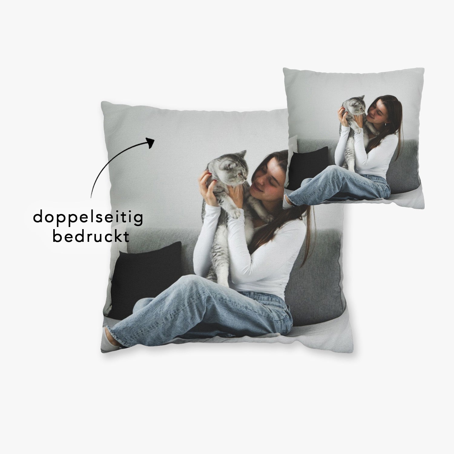 "DEIN FOTO" KISSENBEZUG