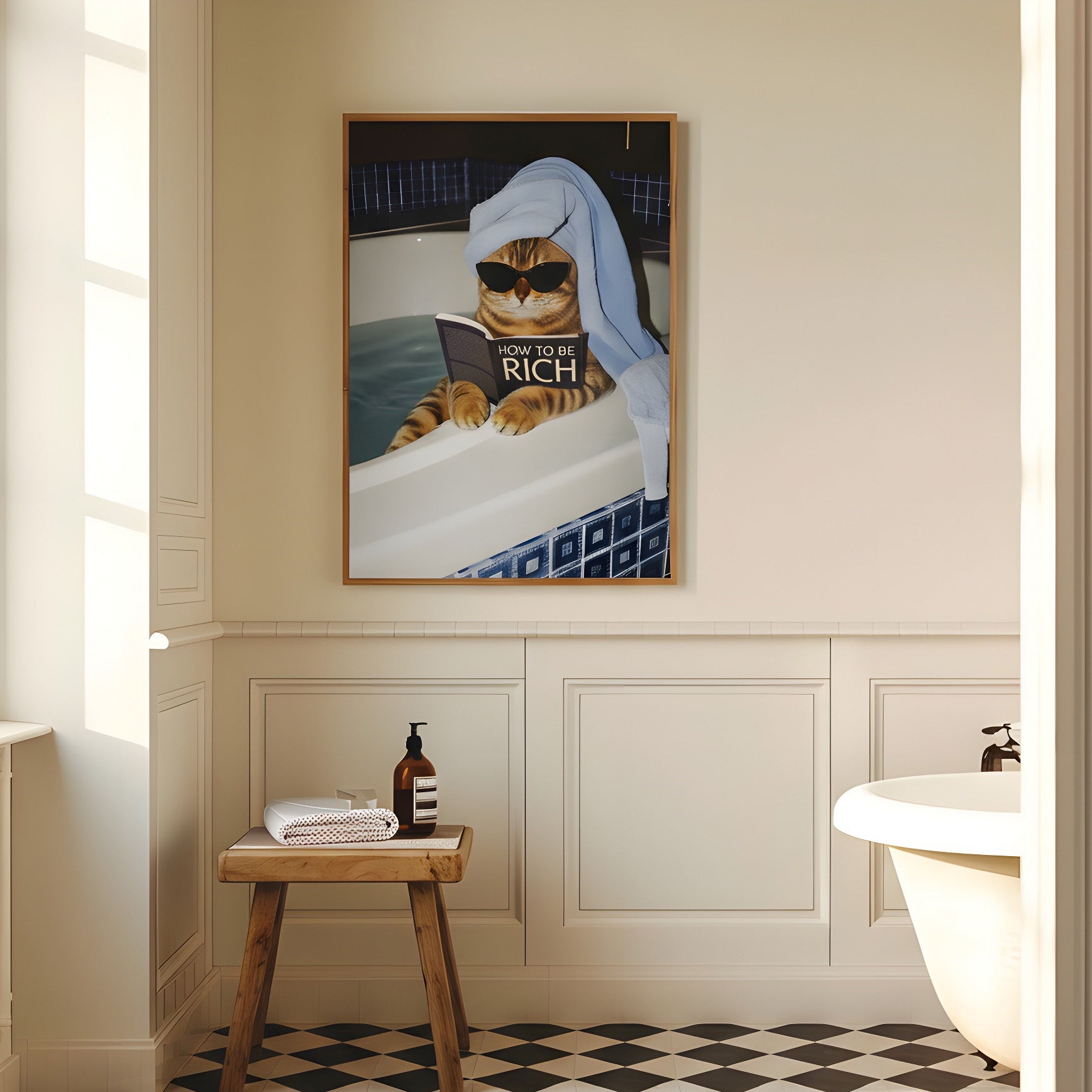 "HOW TO BE RICH" POSTER