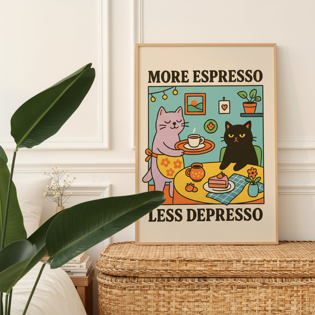 "MORE ESPRESSO" POSTER