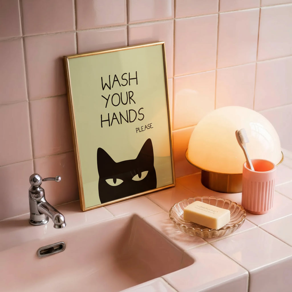 "WASH YOUR HANDS" POSTER