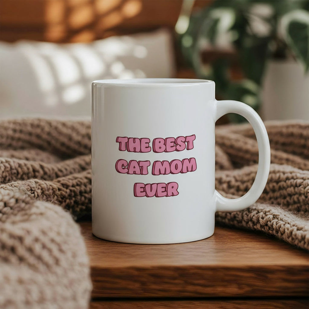 "BEST CAT MOM" TASSE