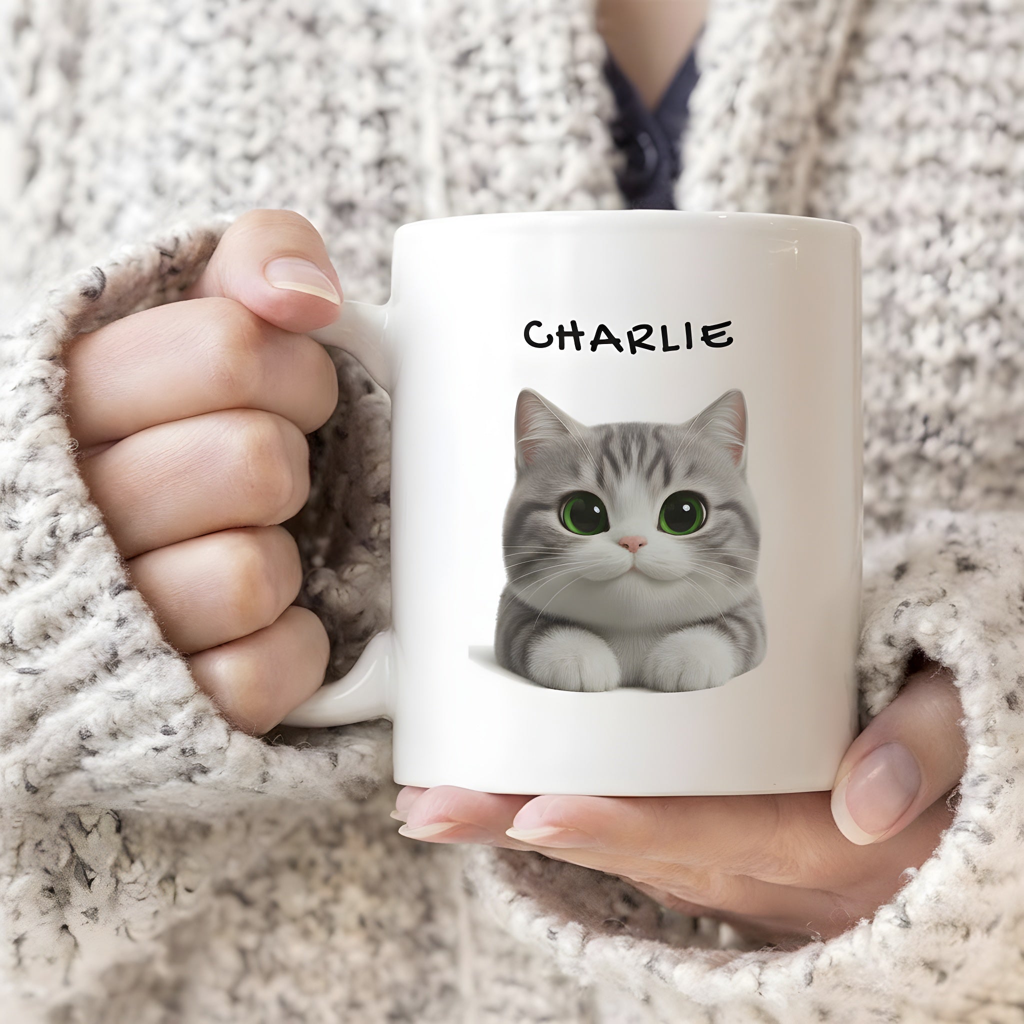 "DEINE KATZE" TASSE