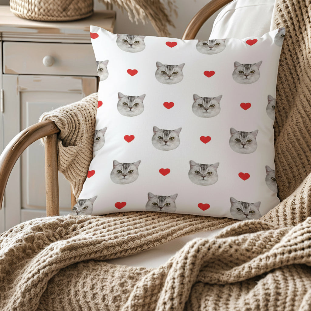 "PORTRAIT & HERZ" KISSENBEZUG