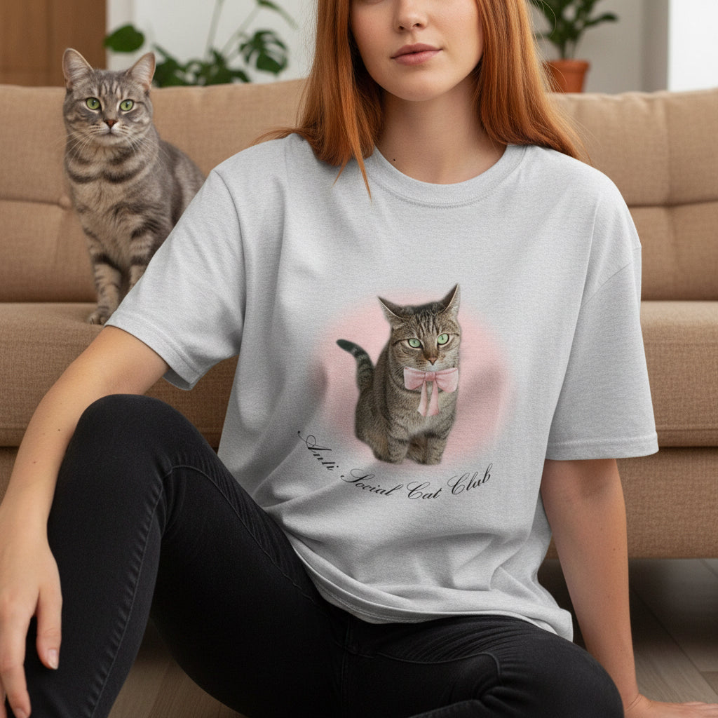 "ANTI SOCIAL CAT CLUB" T-SHIRT