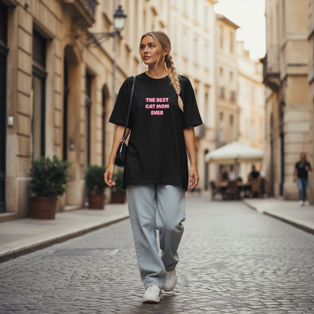 "BEST CAT MOM" T-SHIRT