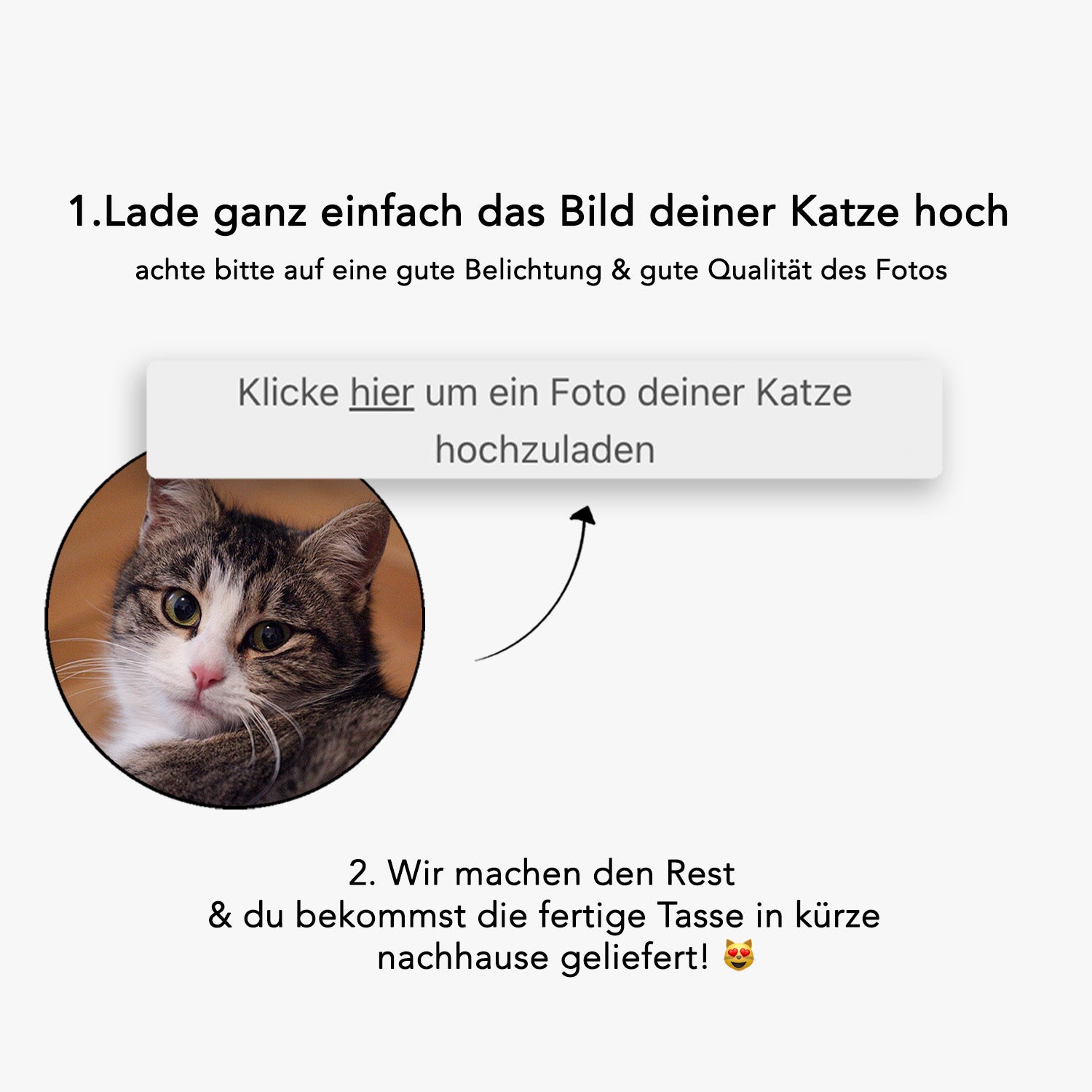 "DEINE KATZE" TASSE