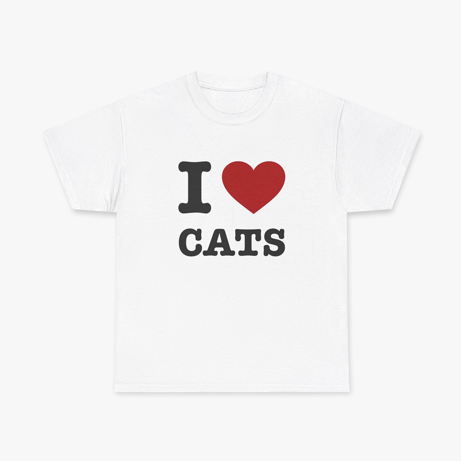 "I LOVE CATS" T-SHIRT