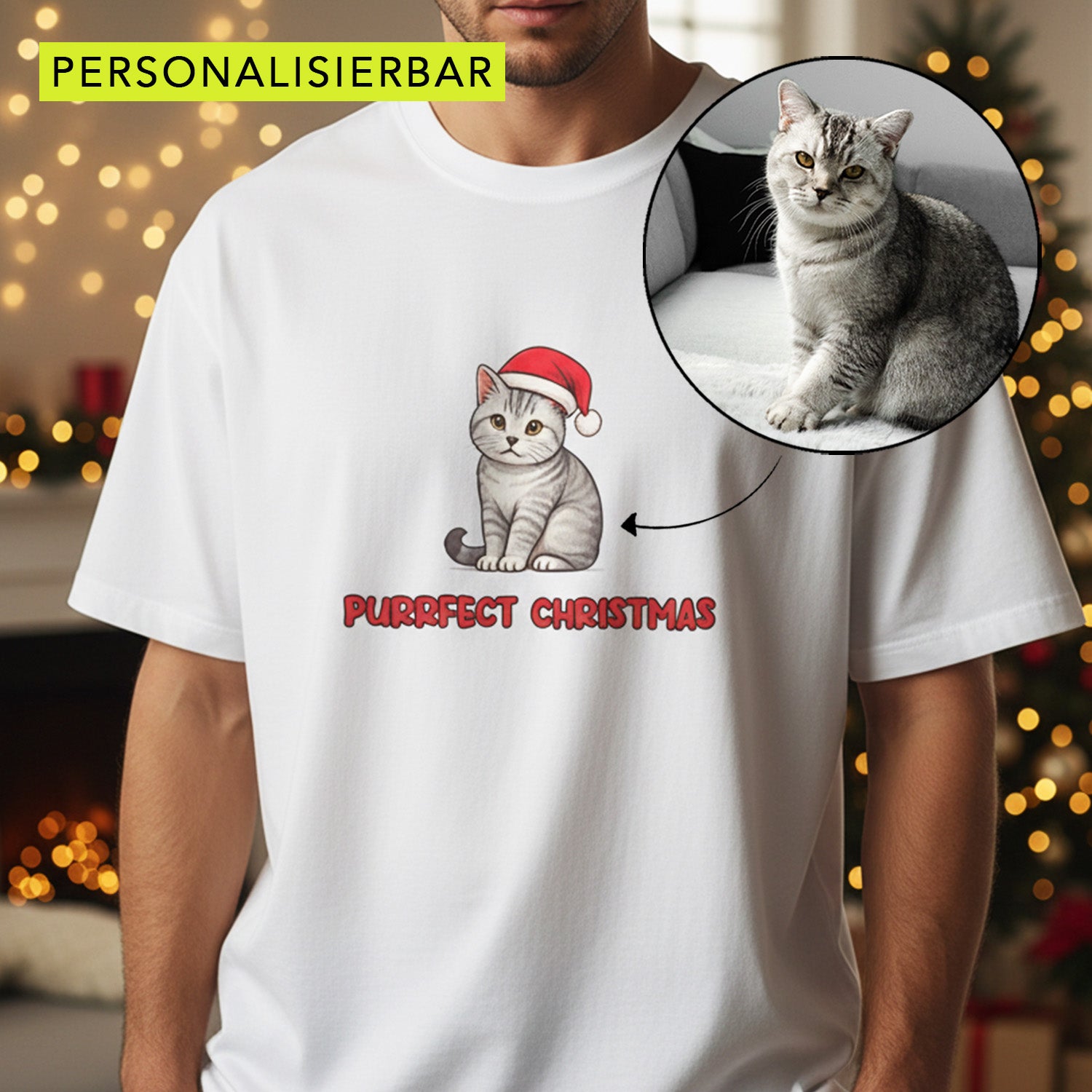"PURRFECT CHRISTMAS" T-SHIRT