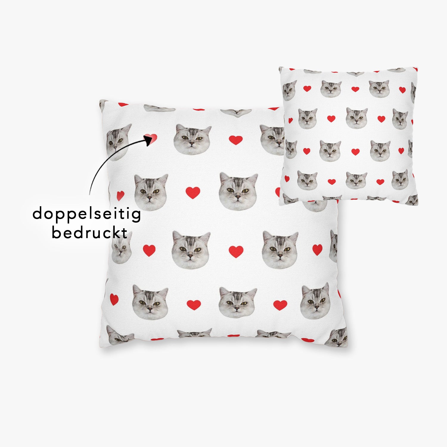 "PORTRAIT & HERZ" KISSENBEZUG