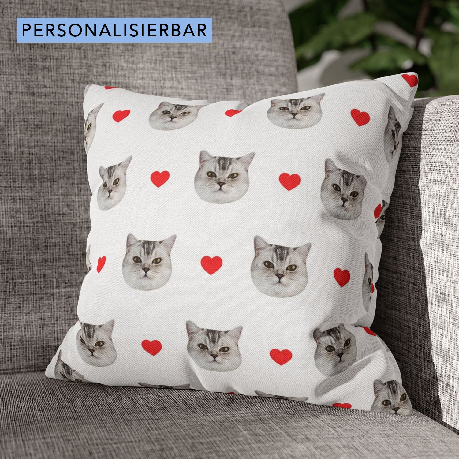 "PORTRAIT & HERZ" KISSENBEZUG