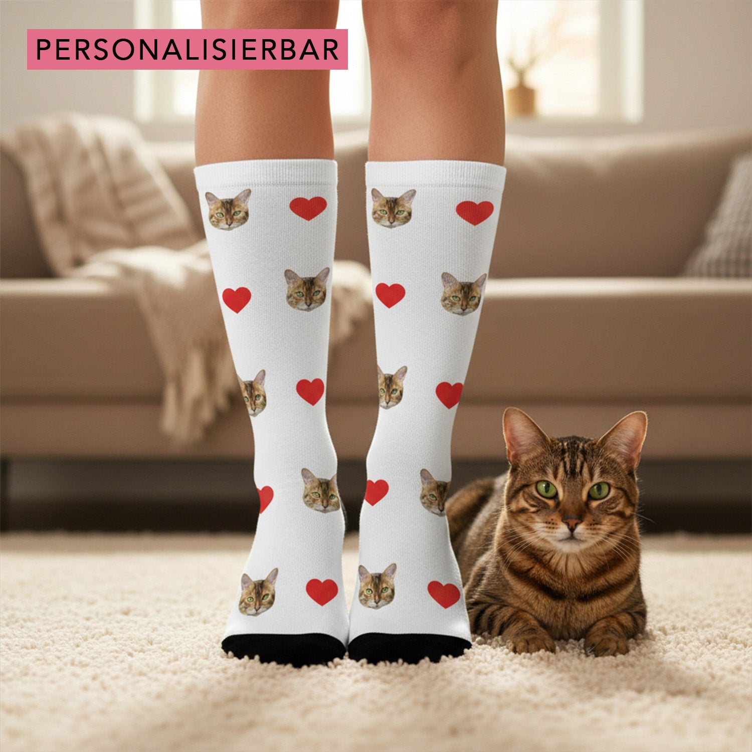 "PORTRAIT & HERZ" SOCKEN