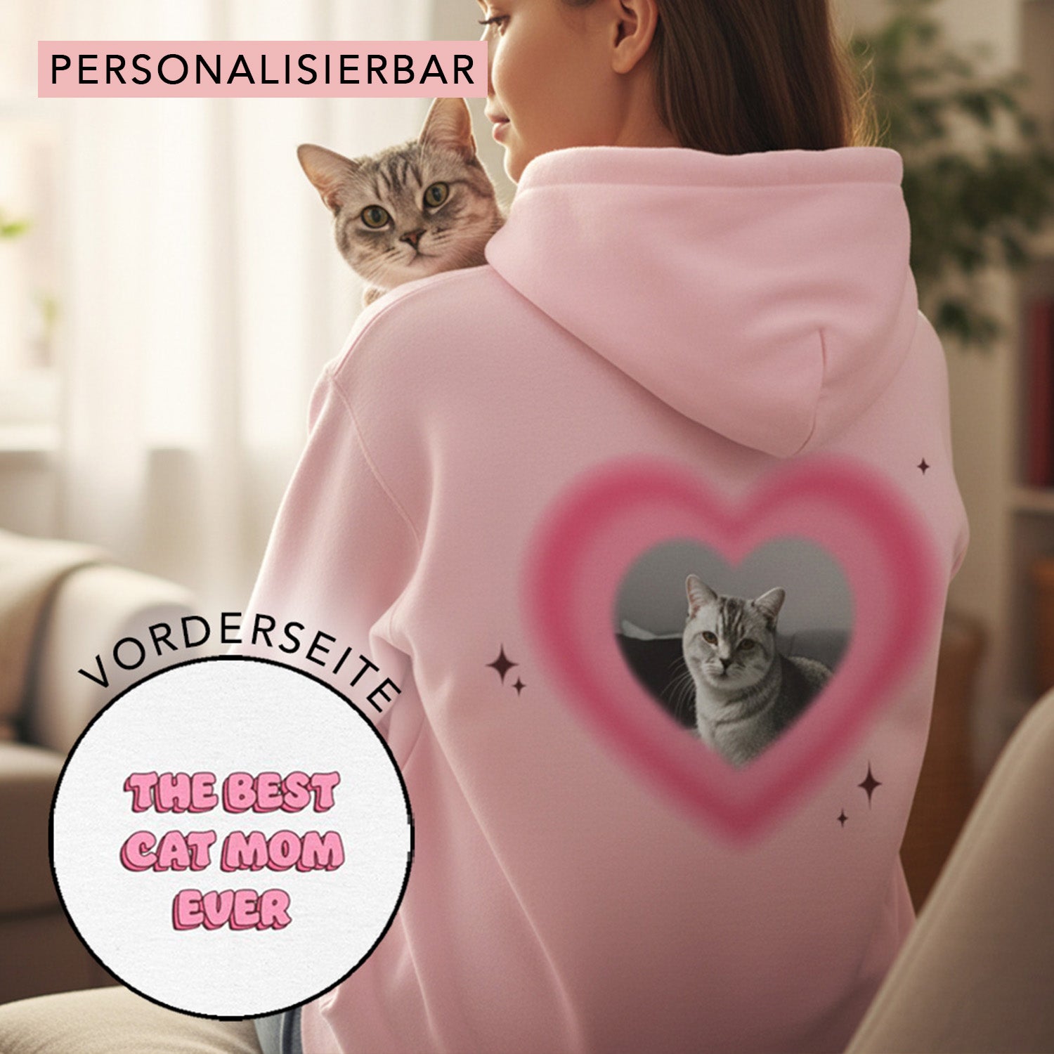 "BEST CAT MOM" HOODIE