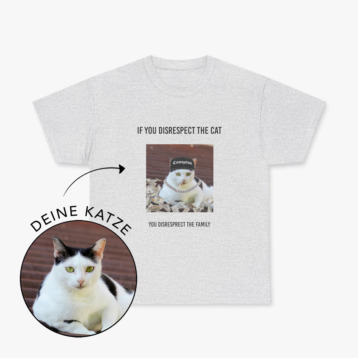 "DISRESPECT THE CAT" T-SHIRT
