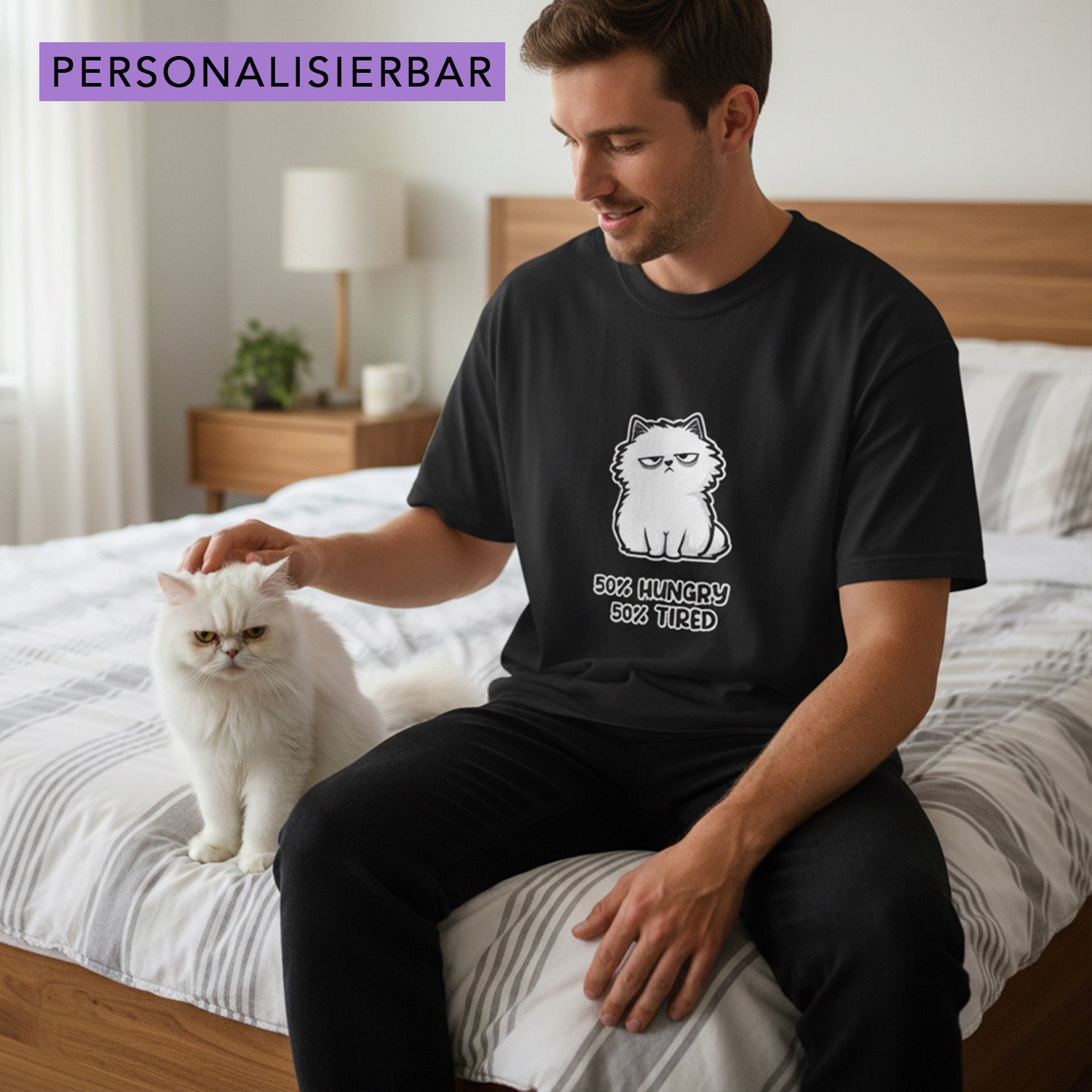 "HUNGRY CAT" T-SHIRT