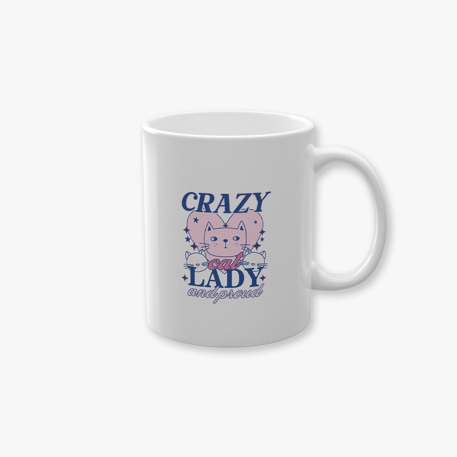 "CRAZY CAT LADY" TASSE