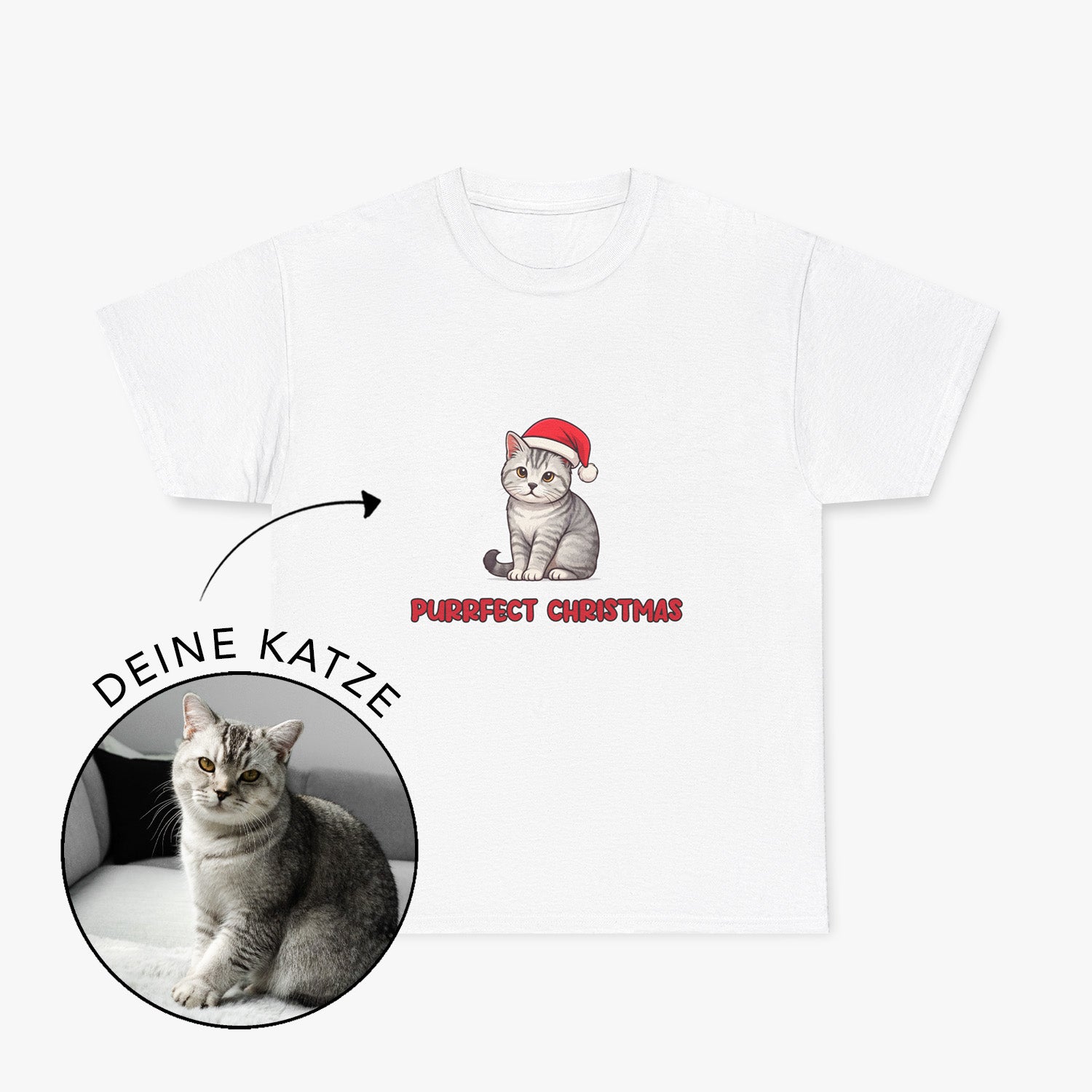 "PURRFECT CHRISTMAS" T-SHIRT
