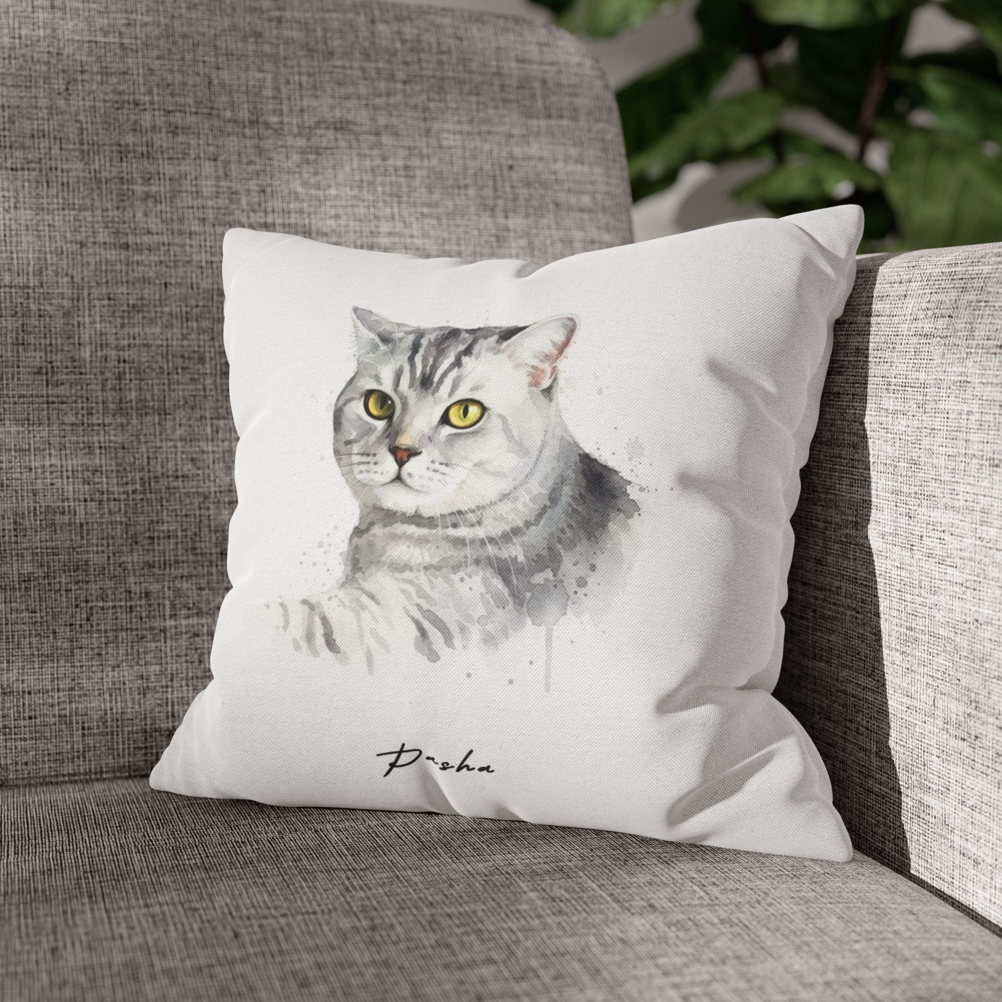 "AQUARELL PORTRAIT" KISSENBEZUG