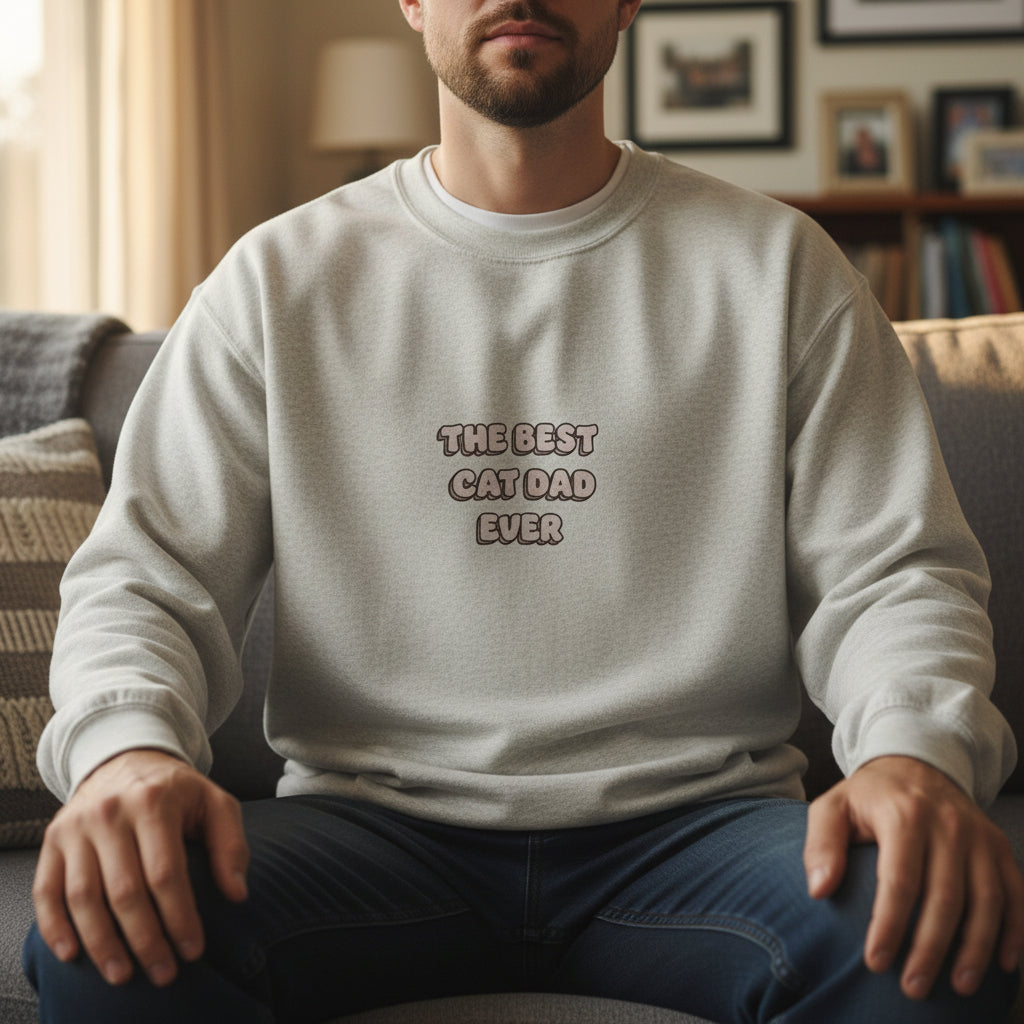 "BEST CAT DAD" SWEATSHIRT