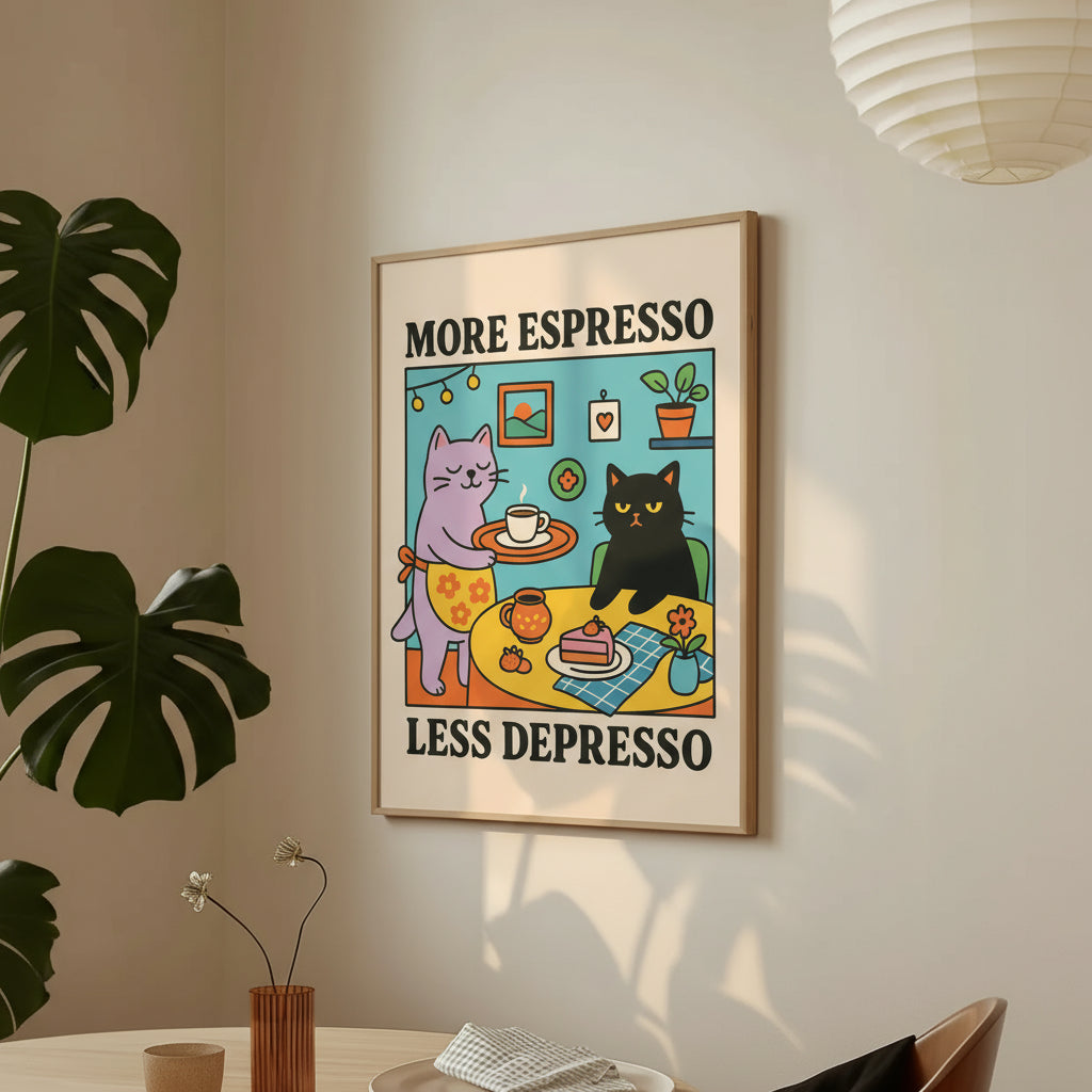 "MORE ESPRESSO" POSTER