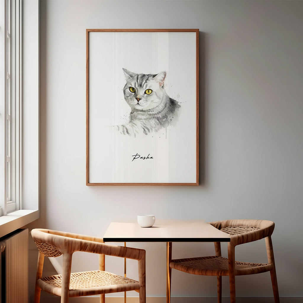 "AQUARELL PORTRAIT" POSTER