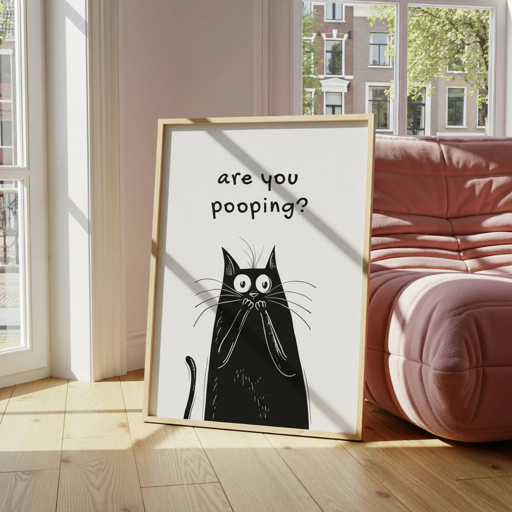 "ARE YOU POOPING?" POSTER
