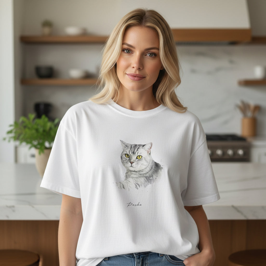 "AQUARELL PORTRAIT" T-SHIRT