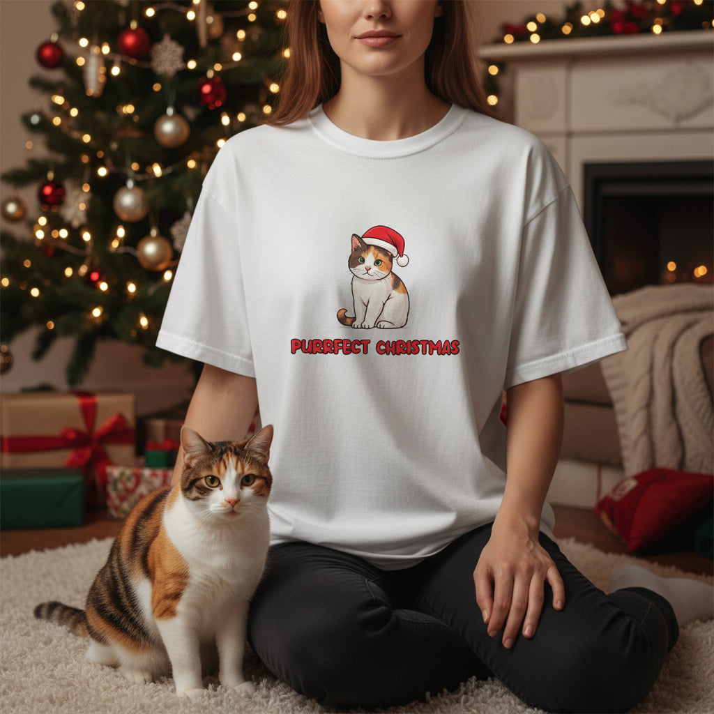 "PURRFECT CHRISTMAS" T-SHIRT