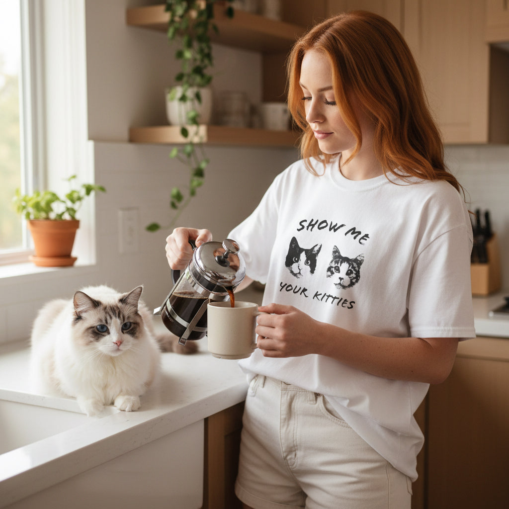"SHOW ME YOUR KITTIES" T-SHIRT