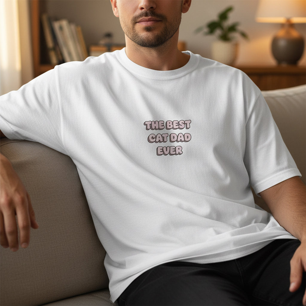 "BEST CAT DAD" T-SHIRT