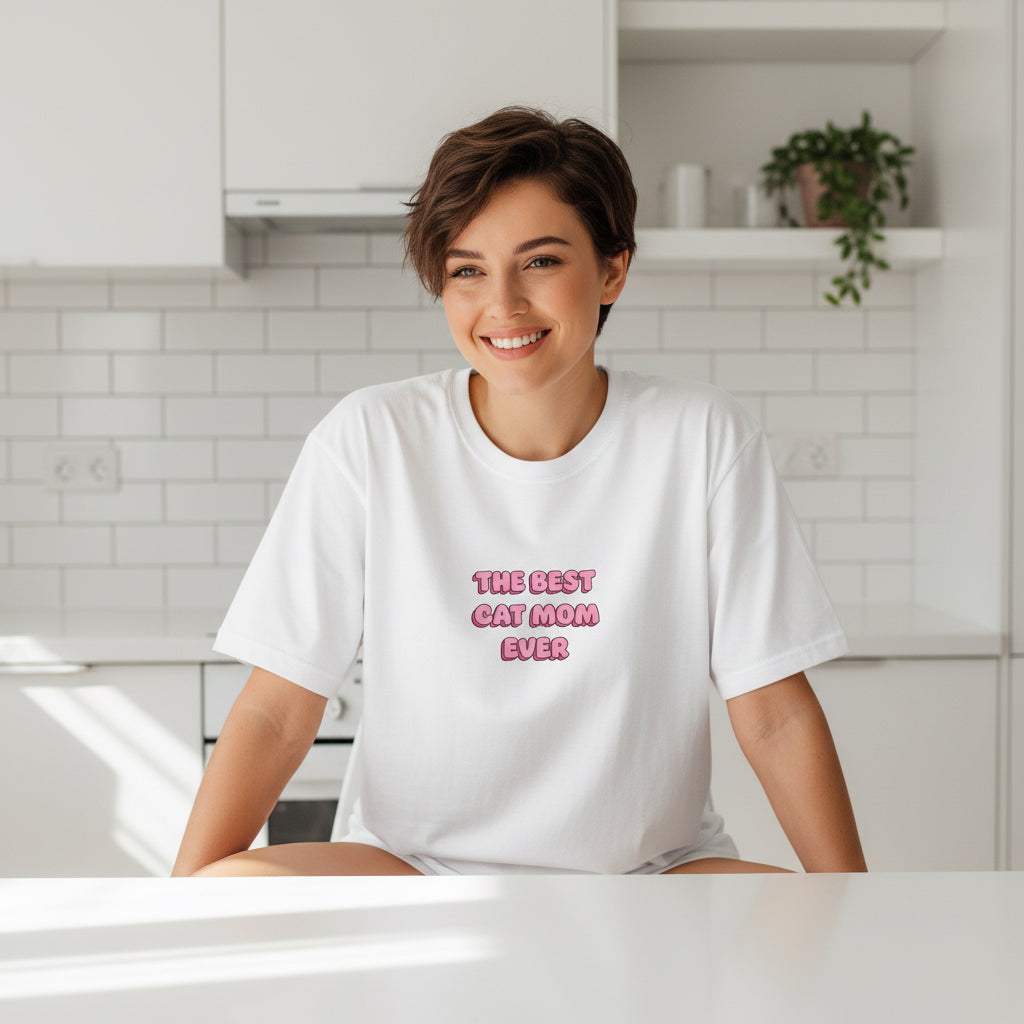 "BEST CAT MOM" T-SHIRT