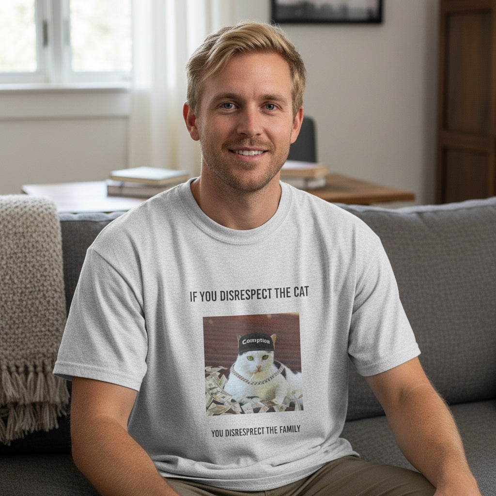 "DISRESPECT THE CAT" T-SHIRT