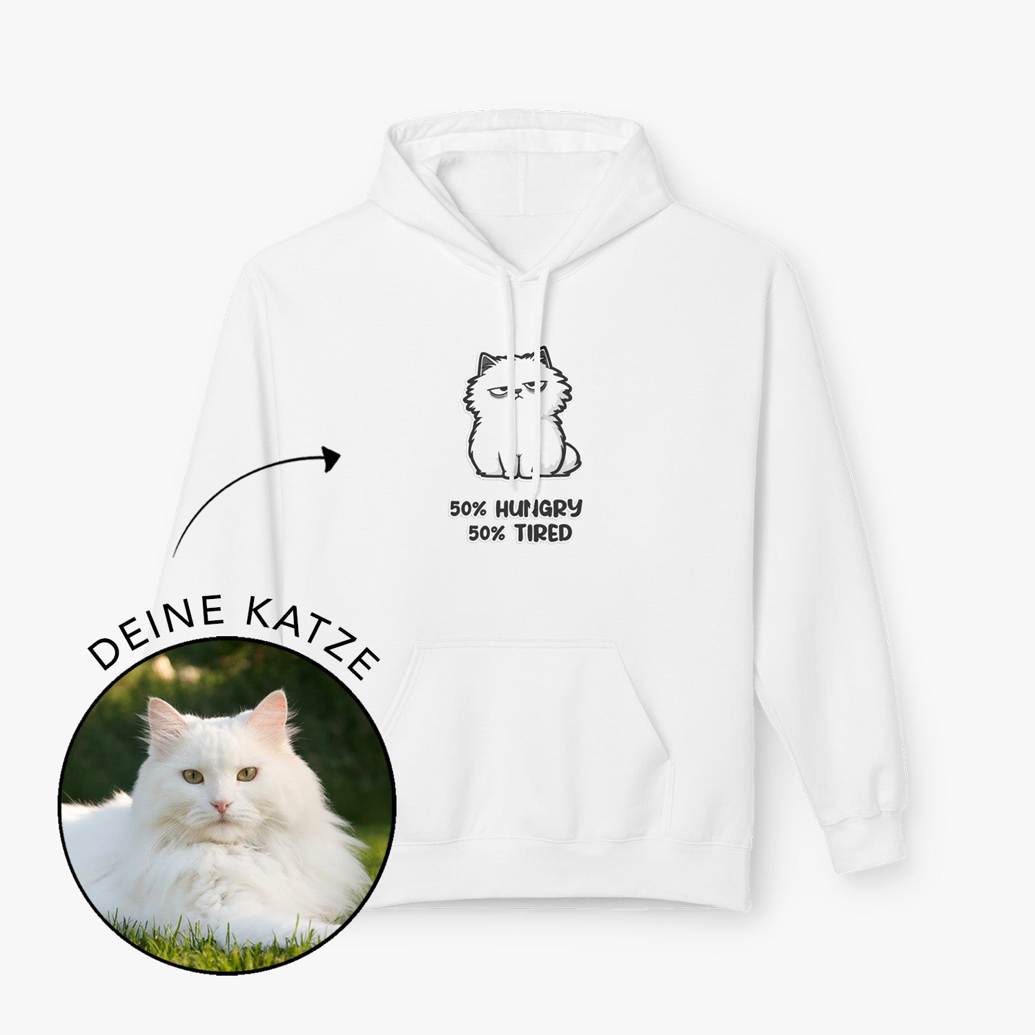 "HUNGRY CAT" HOODIE