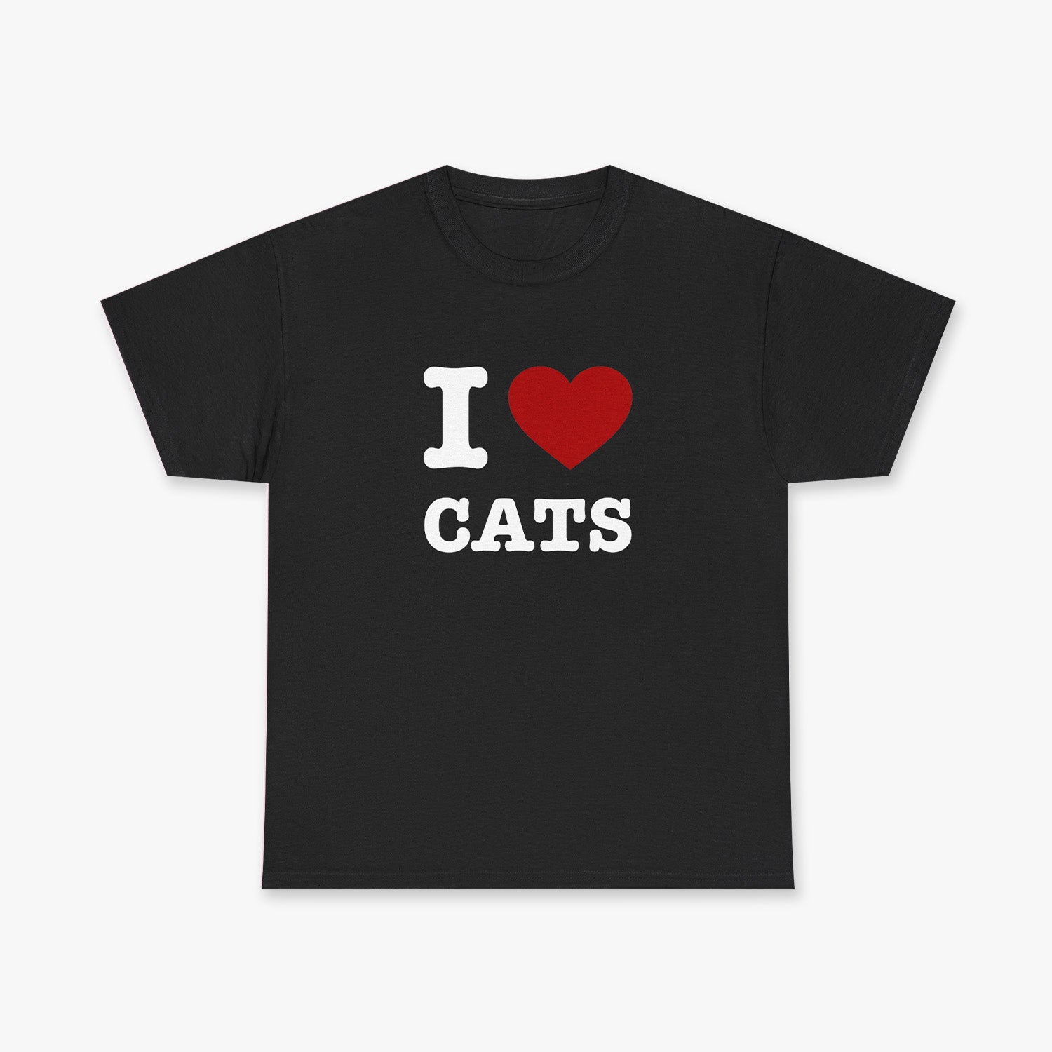 "I LOVE CATS" T-SHIRT