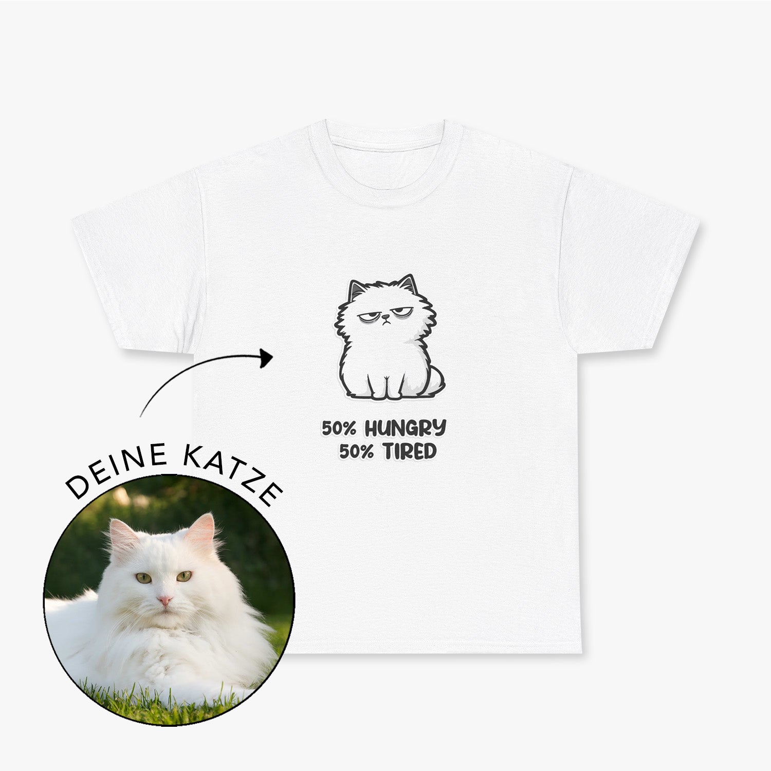 "HUNGRY CAT" T-SHIRT