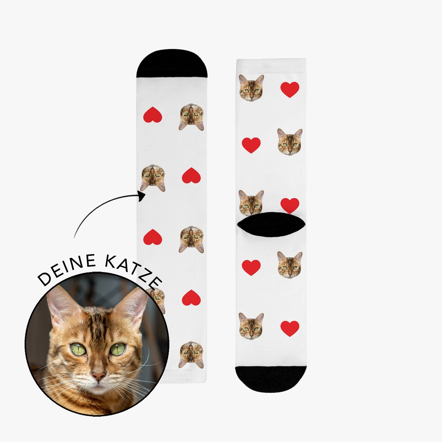 "PORTRAIT & HERZ" SOCKEN