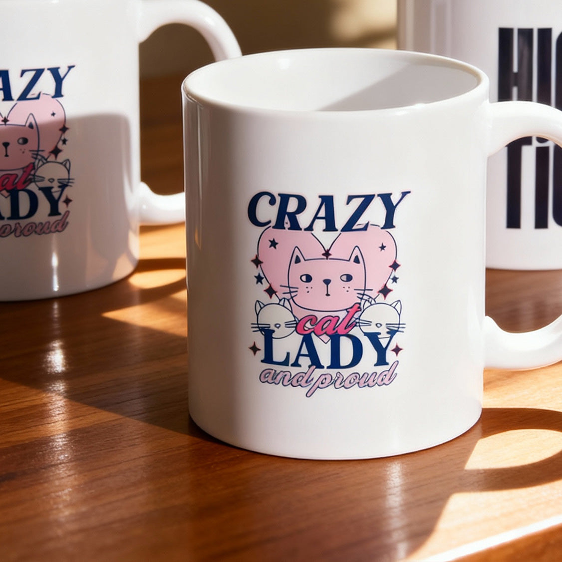 "CRAZY CAT LADY" TASSE