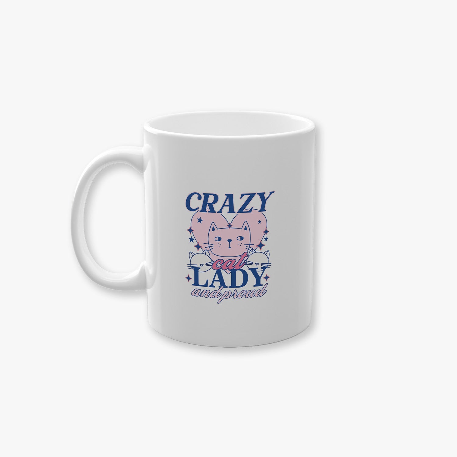 "CRAZY CAT LADY" TASSE