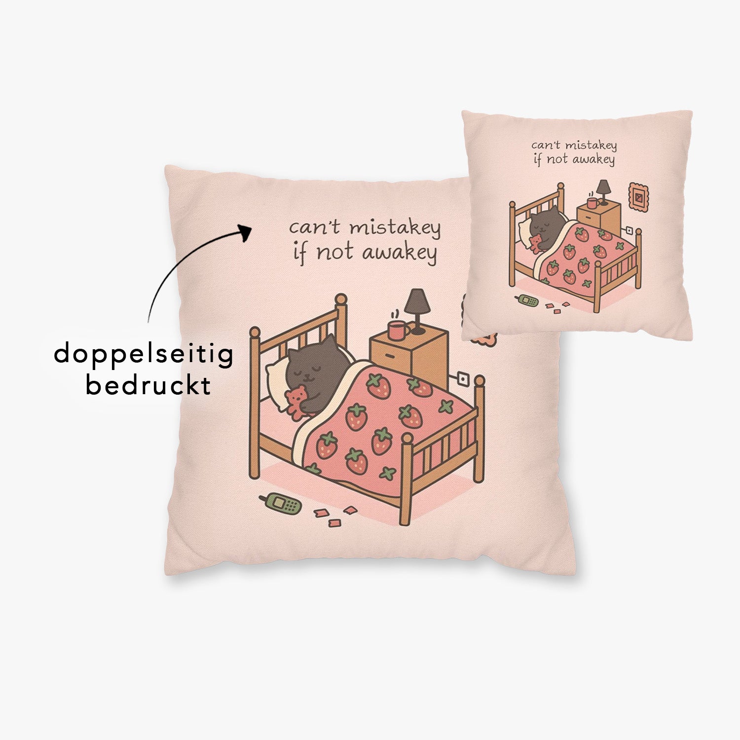 "CAN'T MISTAKEY" KISSENBEZUG