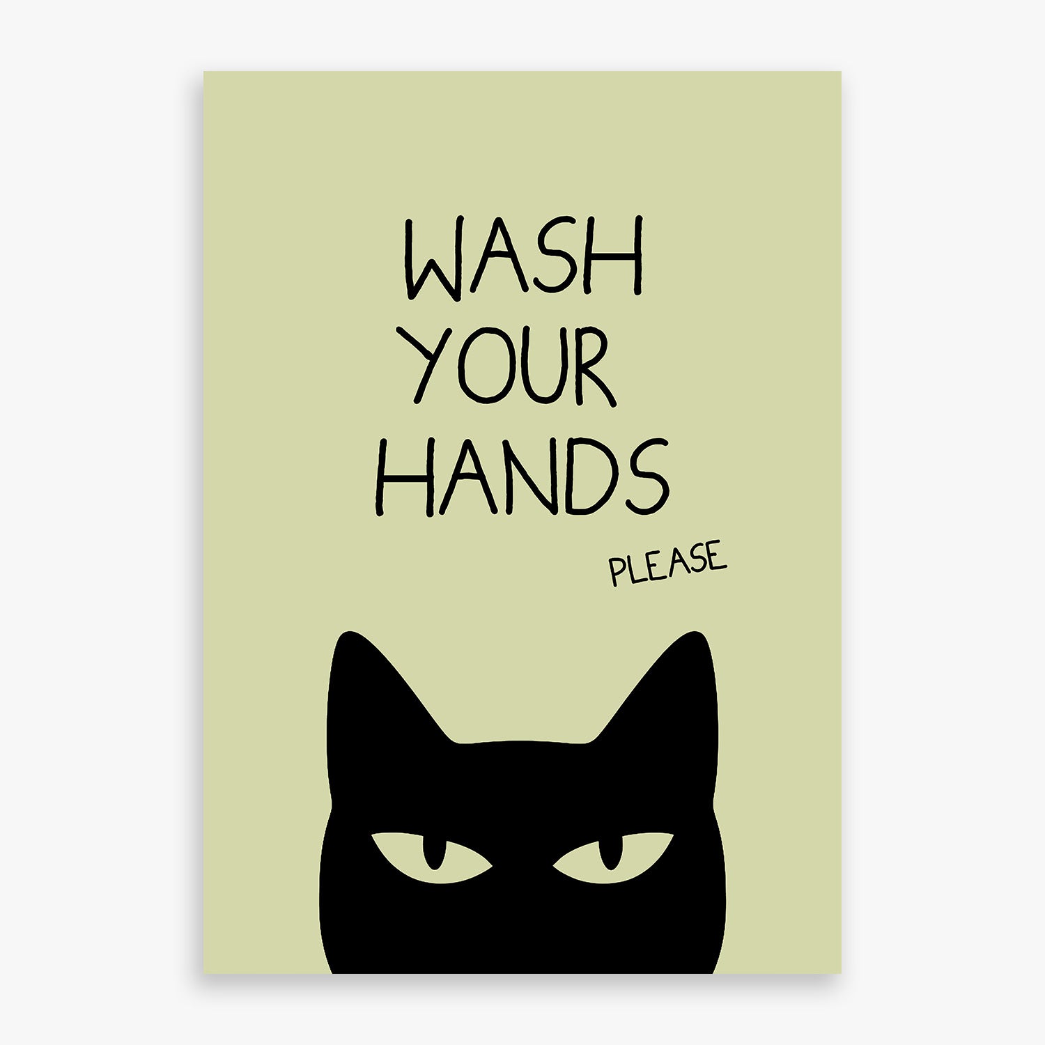 "WASH YOUR HANDS" POSTER